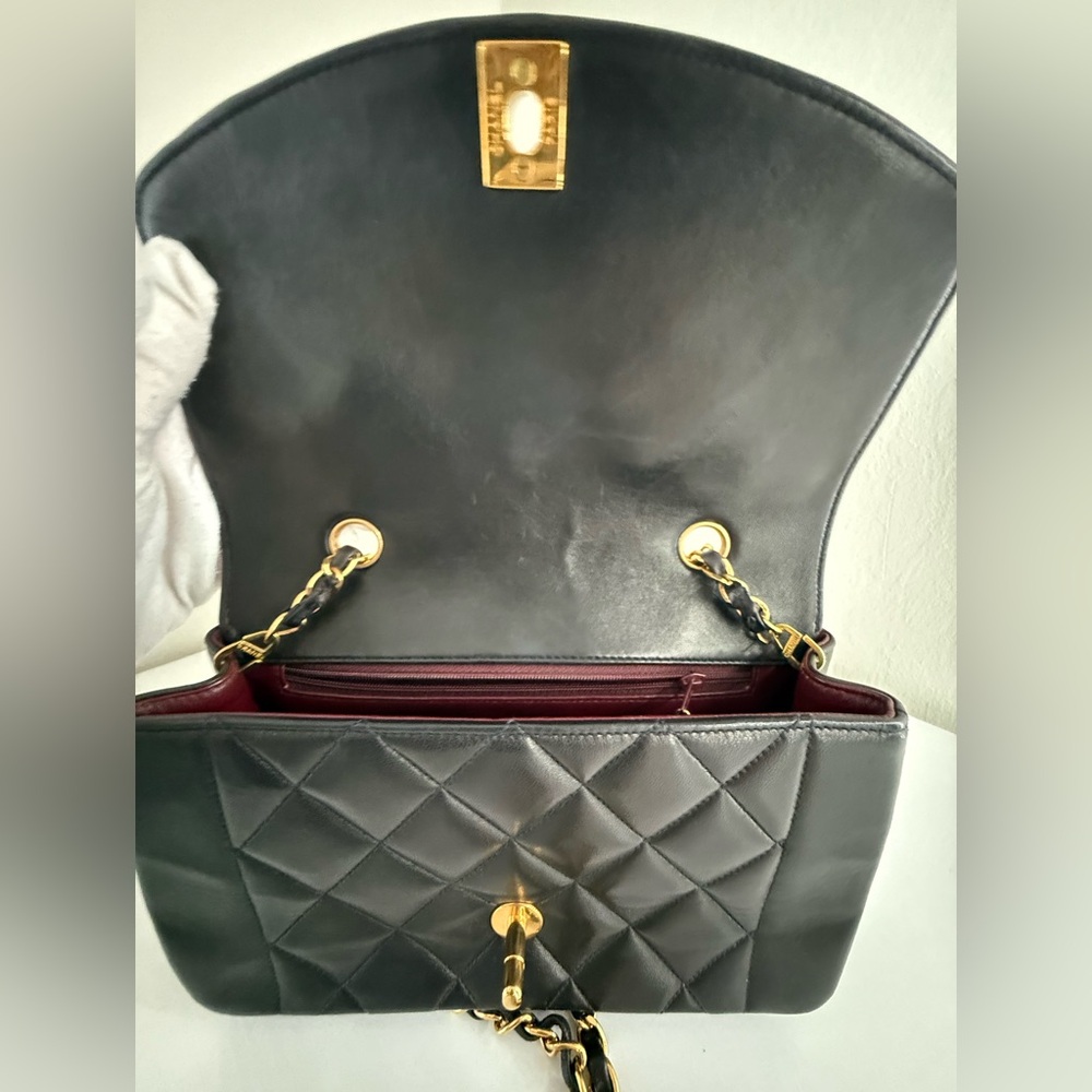 CHANEL Vintage Small Diana Flap Bag - Picture 6 of 13